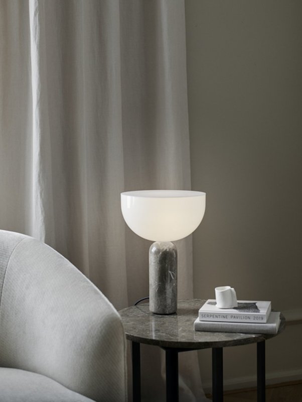 New Works Kizu Table Lamp, Gris du Marais, Small