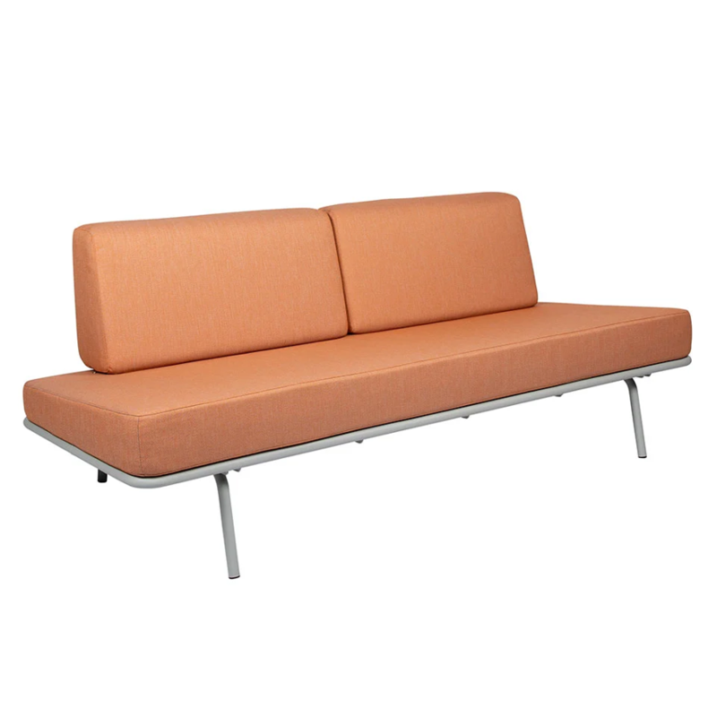 Weltevree Sofabed - Orange Cushion, Grey Frame