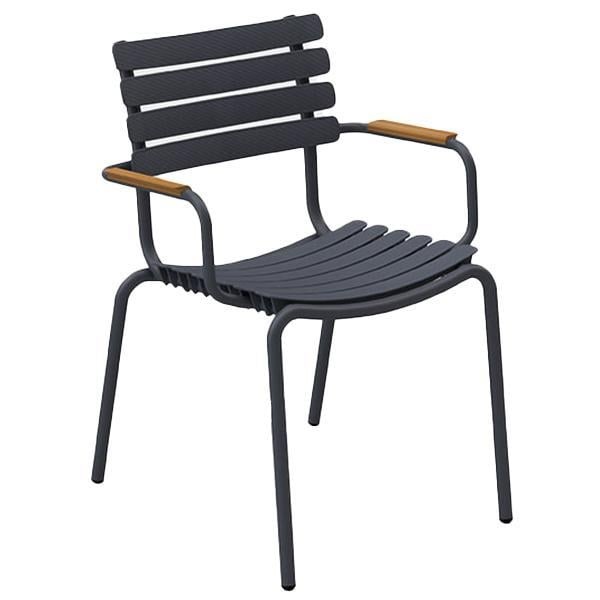 Houe Reclips Dining Chair - bamboo armrests