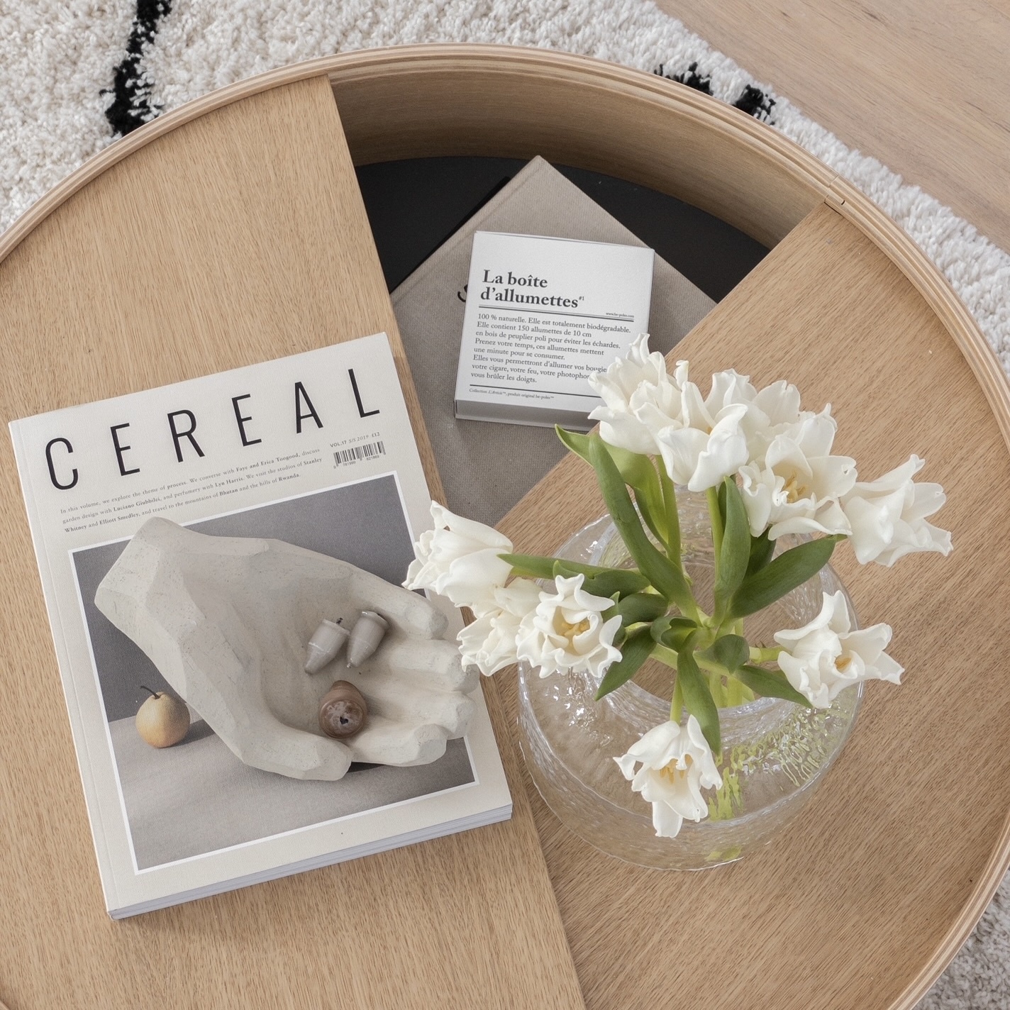 WOUD Arc coffee table Ø89 cm