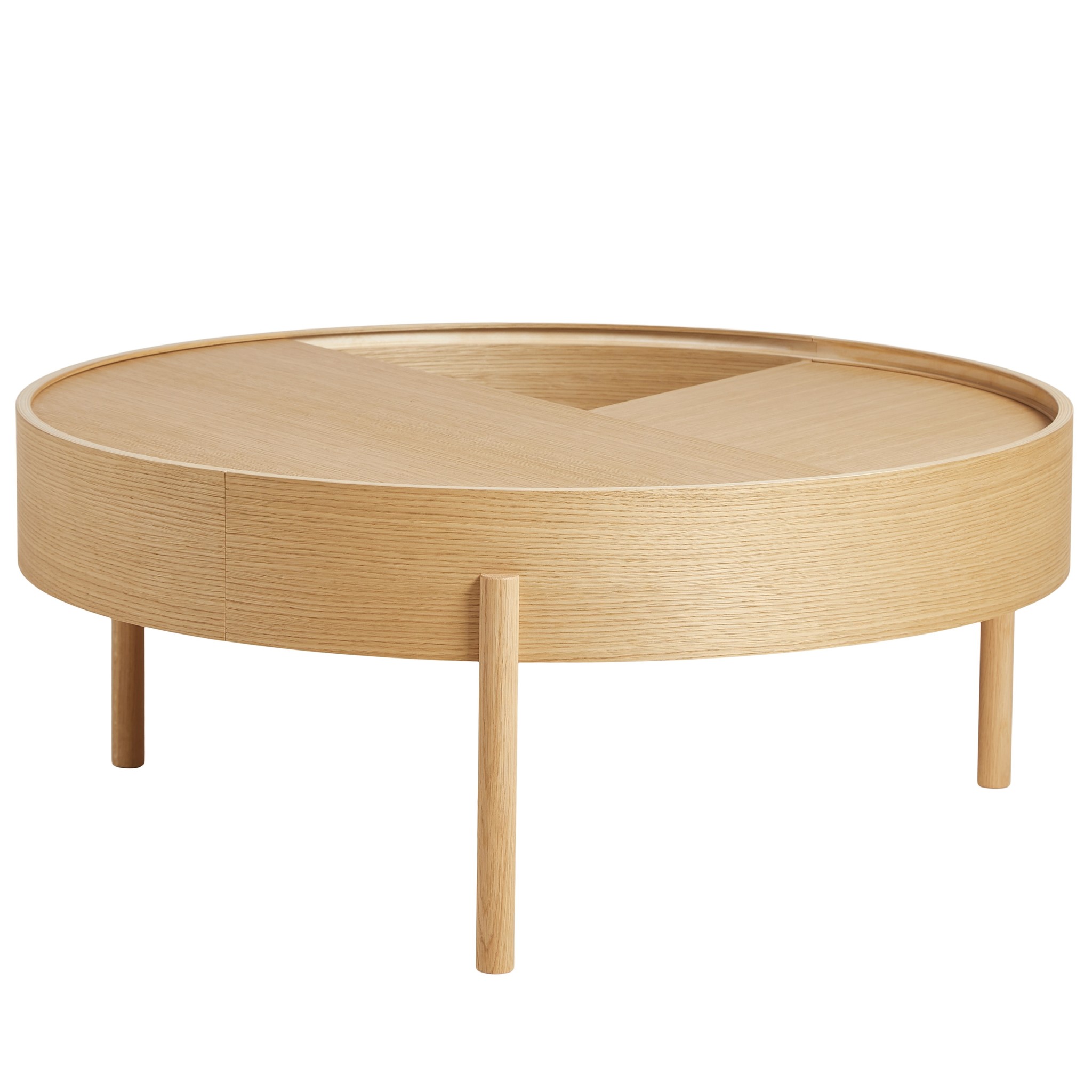 WOUD Arc coffee table Ø89 cm