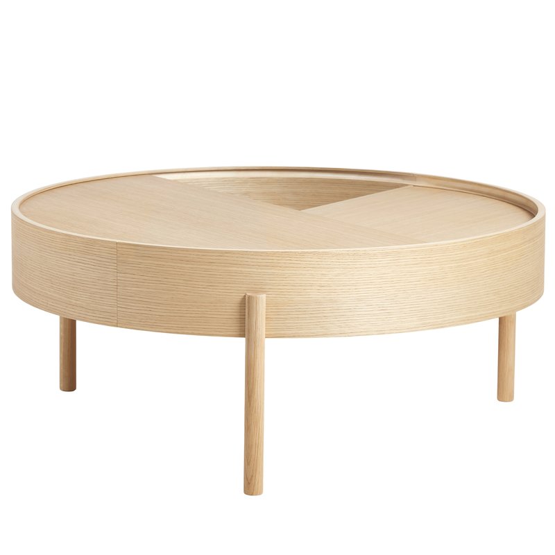 WOUD Arc coffee table Ø89 cm