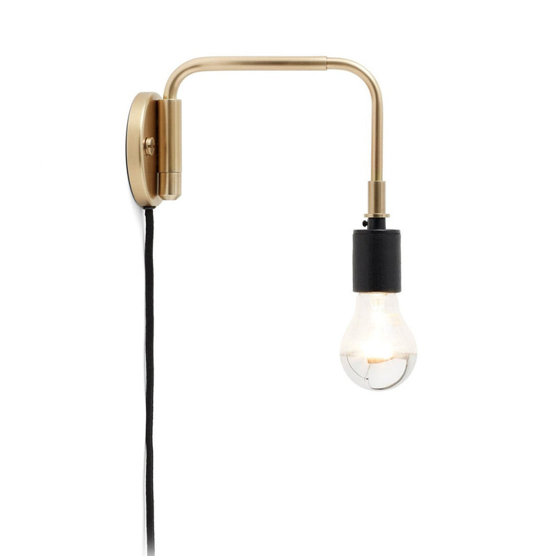 Audo Copenhagen Staple Wall Lamp, Brass