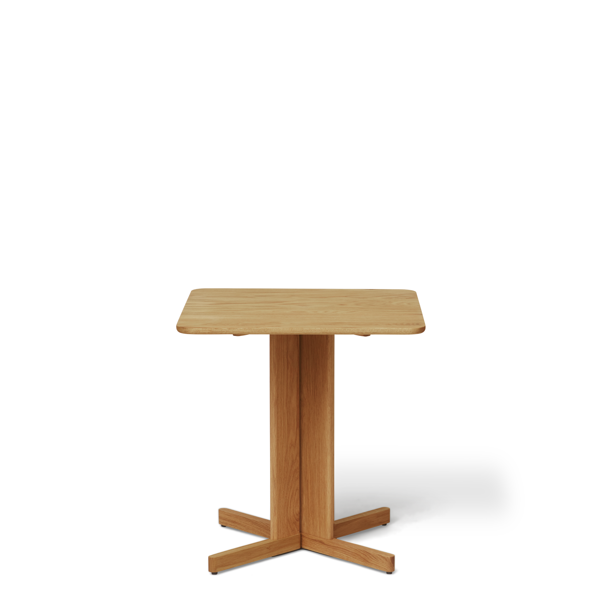 Form & Refine Quatrefoil Table 68×68, Oak