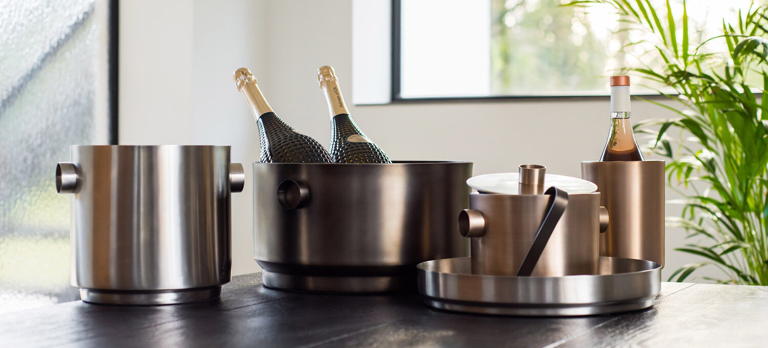 XLBoom Rondo Wine Cooler (stainless steel) Soft Copper/Steel