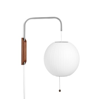 Vitra Nelson Ball Wall Sconce Cabled - Off White Small