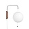 Vitra Nelson Ball Wall Sconce Cabled - Off White Small