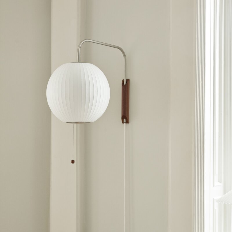 HAY Nelson Ball Wall Sconce Cabled - Off White Small