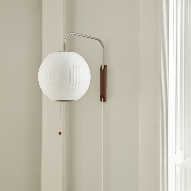 HAY Nelson Cigar Wall Sconce Cabled - Off White Small