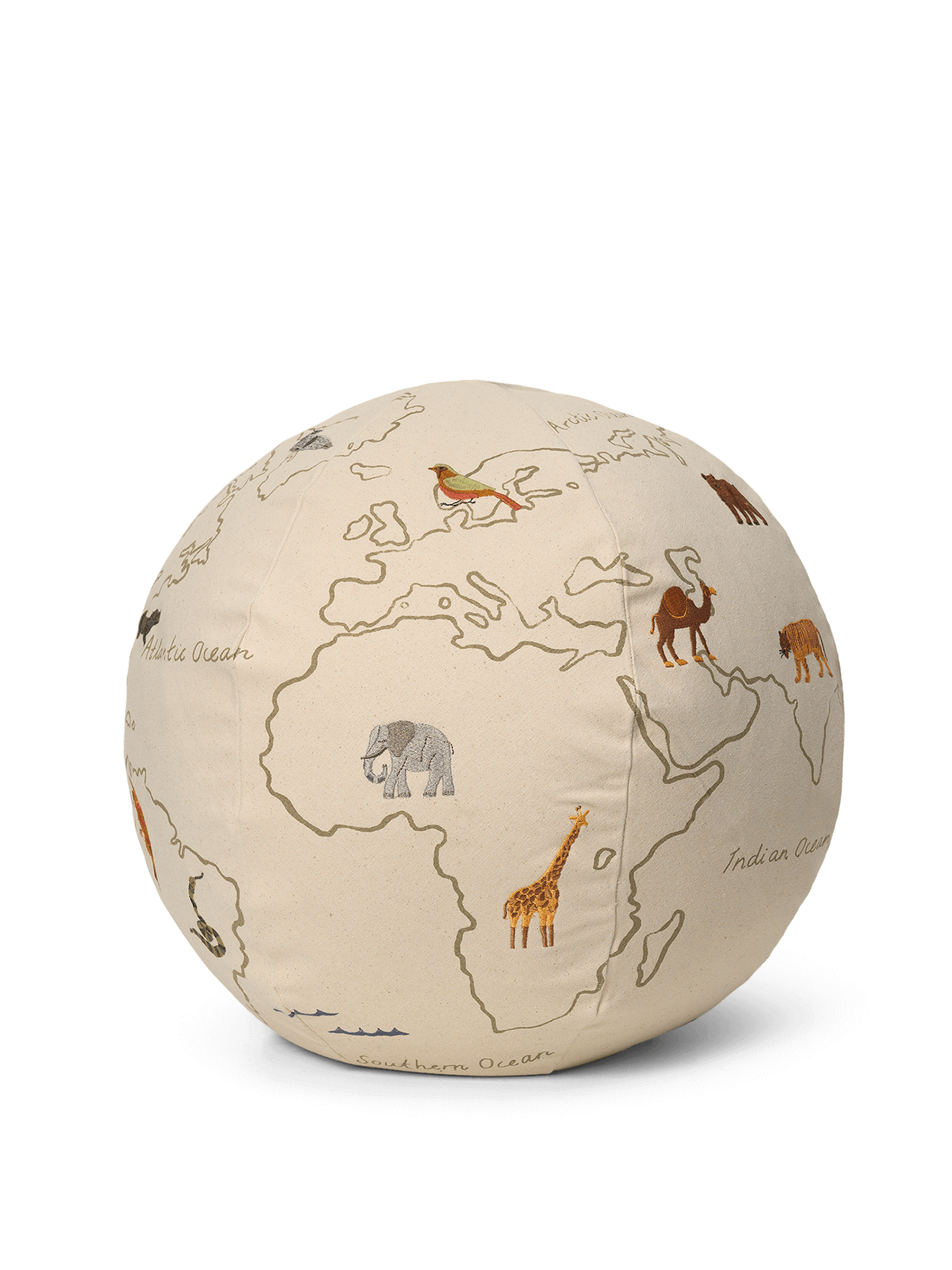 Ferm Living The World Pouf - Off-white