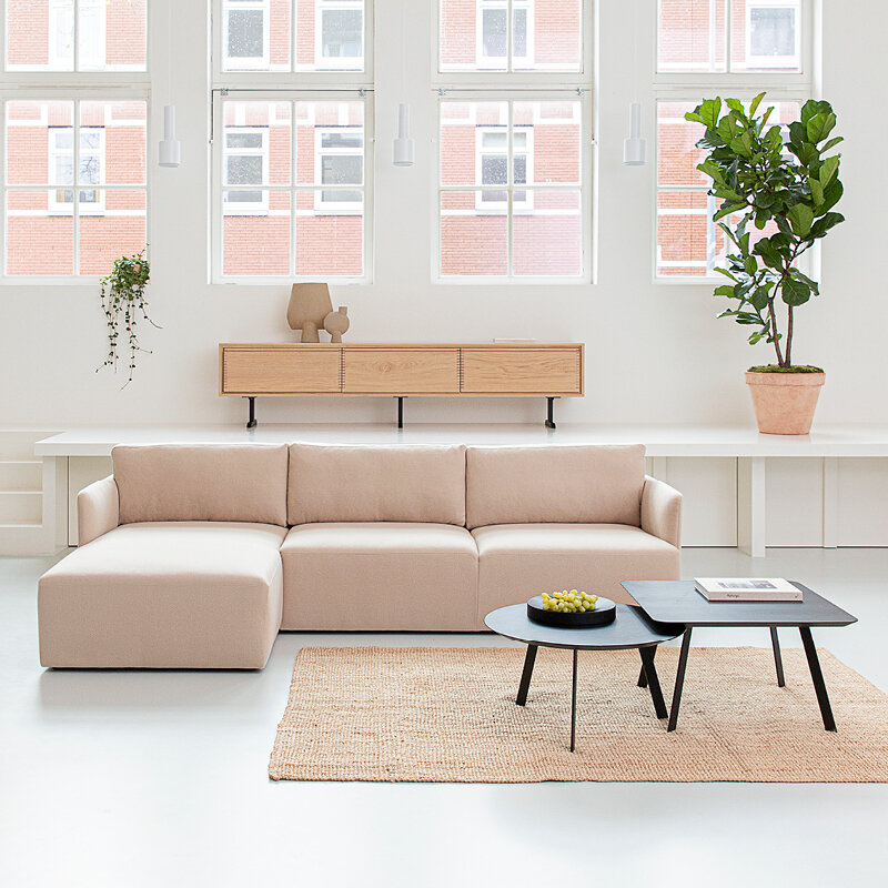 STUDIO HENK New Co Coffee Table 70 Rond Eik zwarte beits