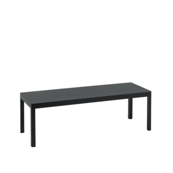 Muuto Workshop coffee table - Black 120x43cm