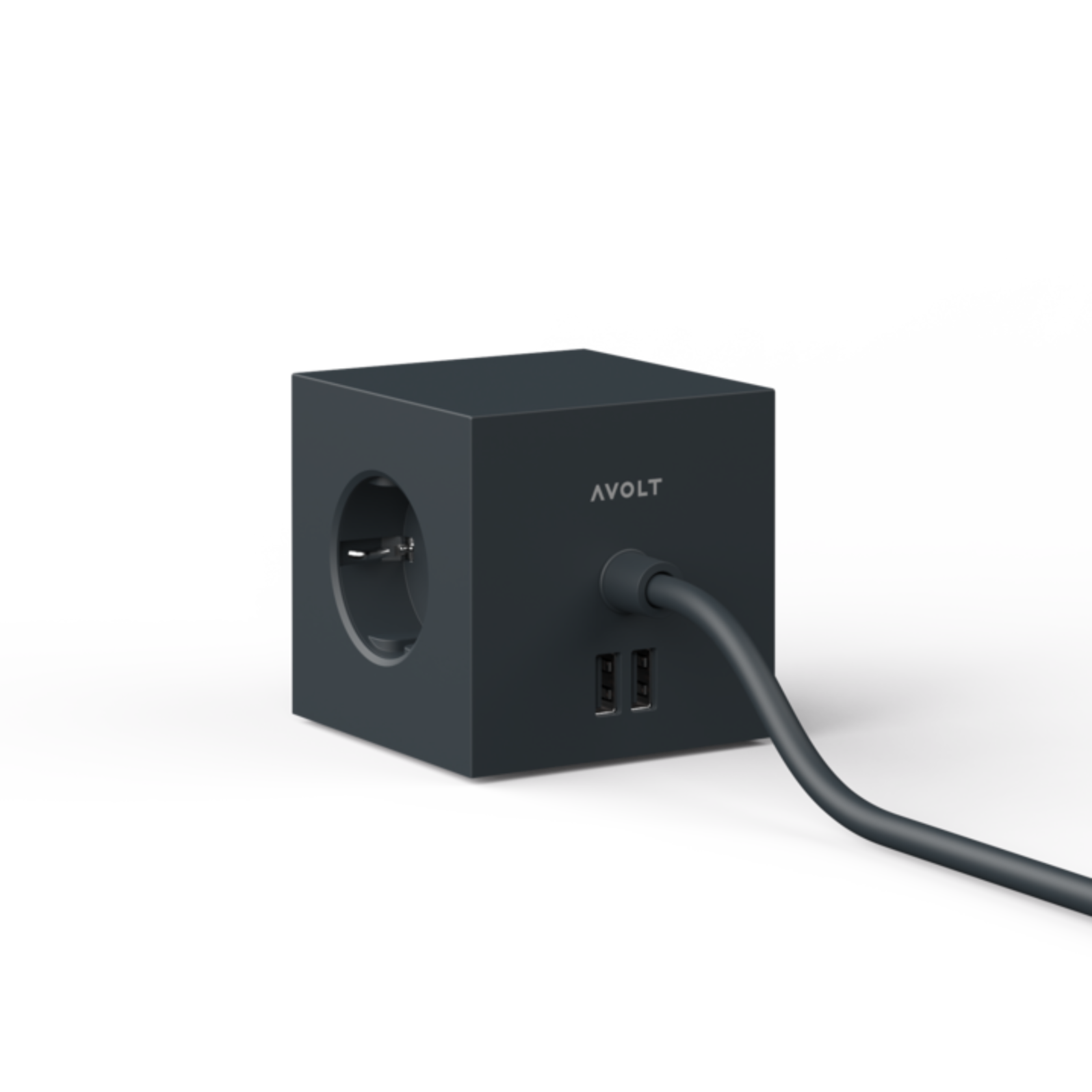 AVOLT Square 1 USB-A 3m Magnet Version Stockholm Black