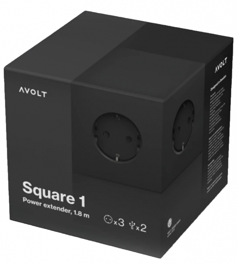 AVOLT Square 1 USB-A Magnet Version 1,8m Cable