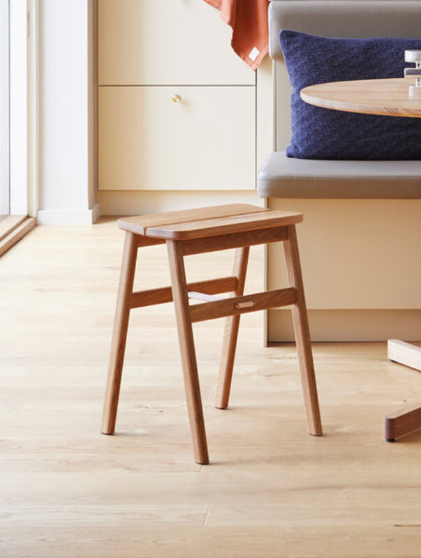 Form & Refine Angle Foldable Stool, Oak