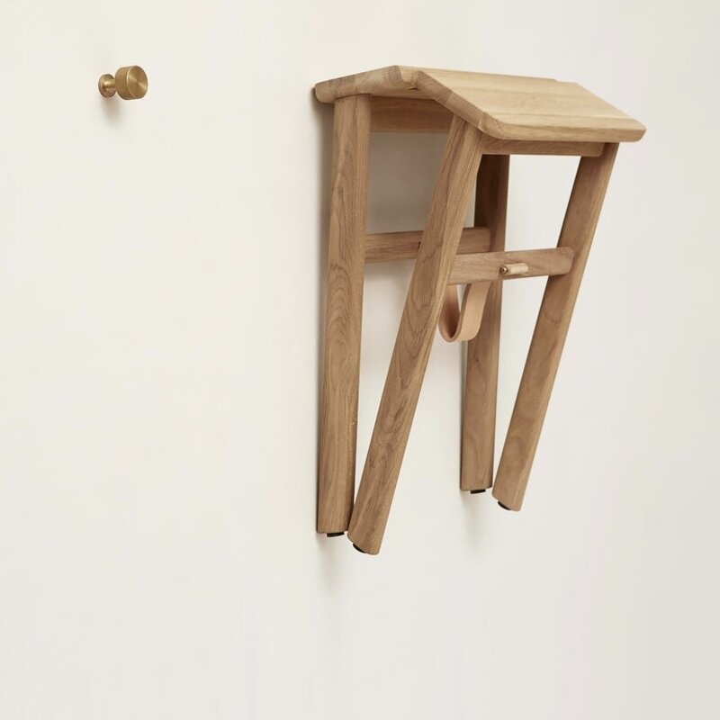 Form & Refine Angle Foldable Stool, Oak - SHOWROOM MODEL