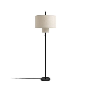 New Works Margin Floor Lamp - Beige/Black Base