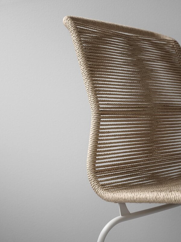 MONTANA Panton One Dining chair - Paper Nature/Chrome