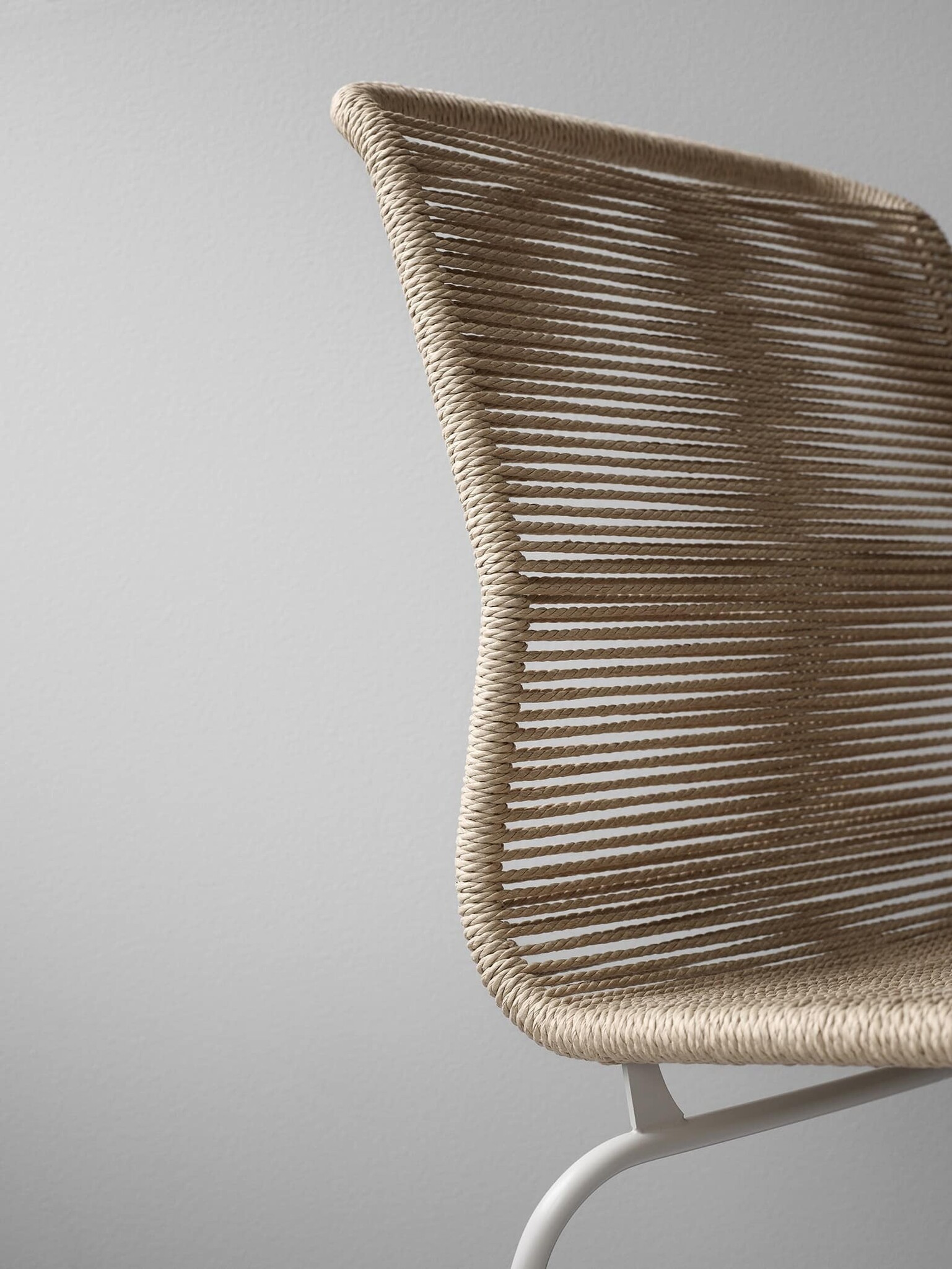 MONTANA Panton One Dining chair - Paper Nature/Chrome