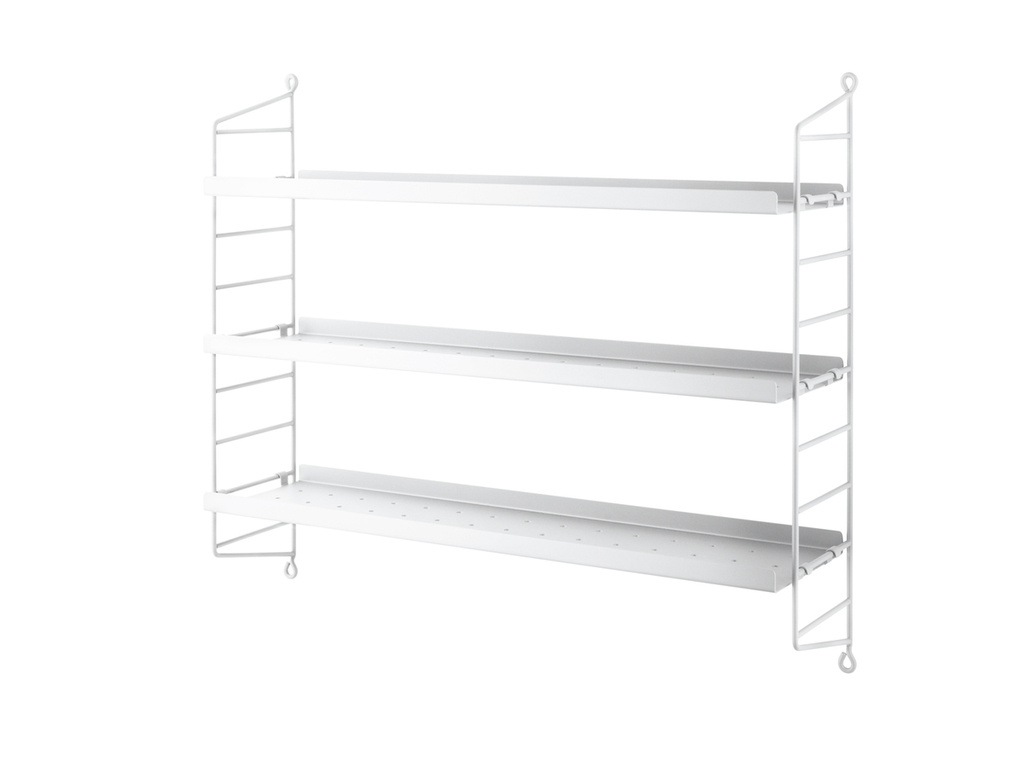 String Furniture Modulair wandsysteem - String® Pocket Metal