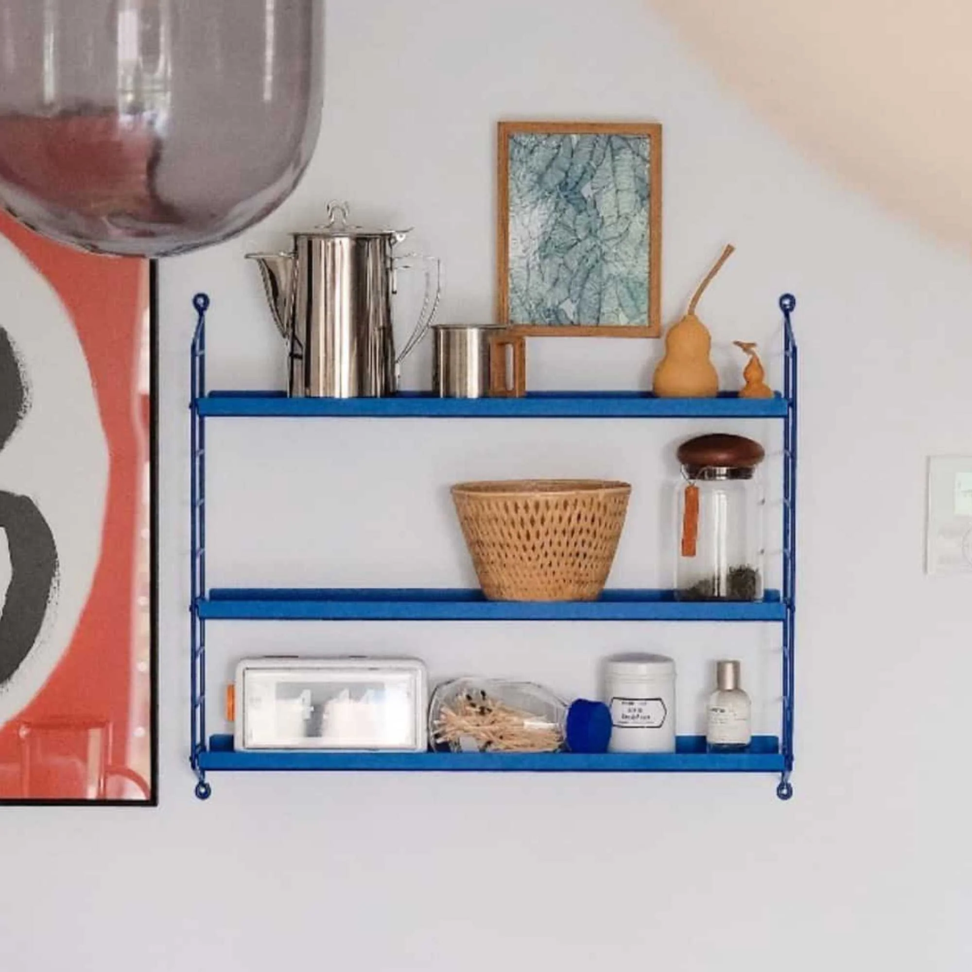 String Furniture Modulair wandsysteem - String® Pocket Metal