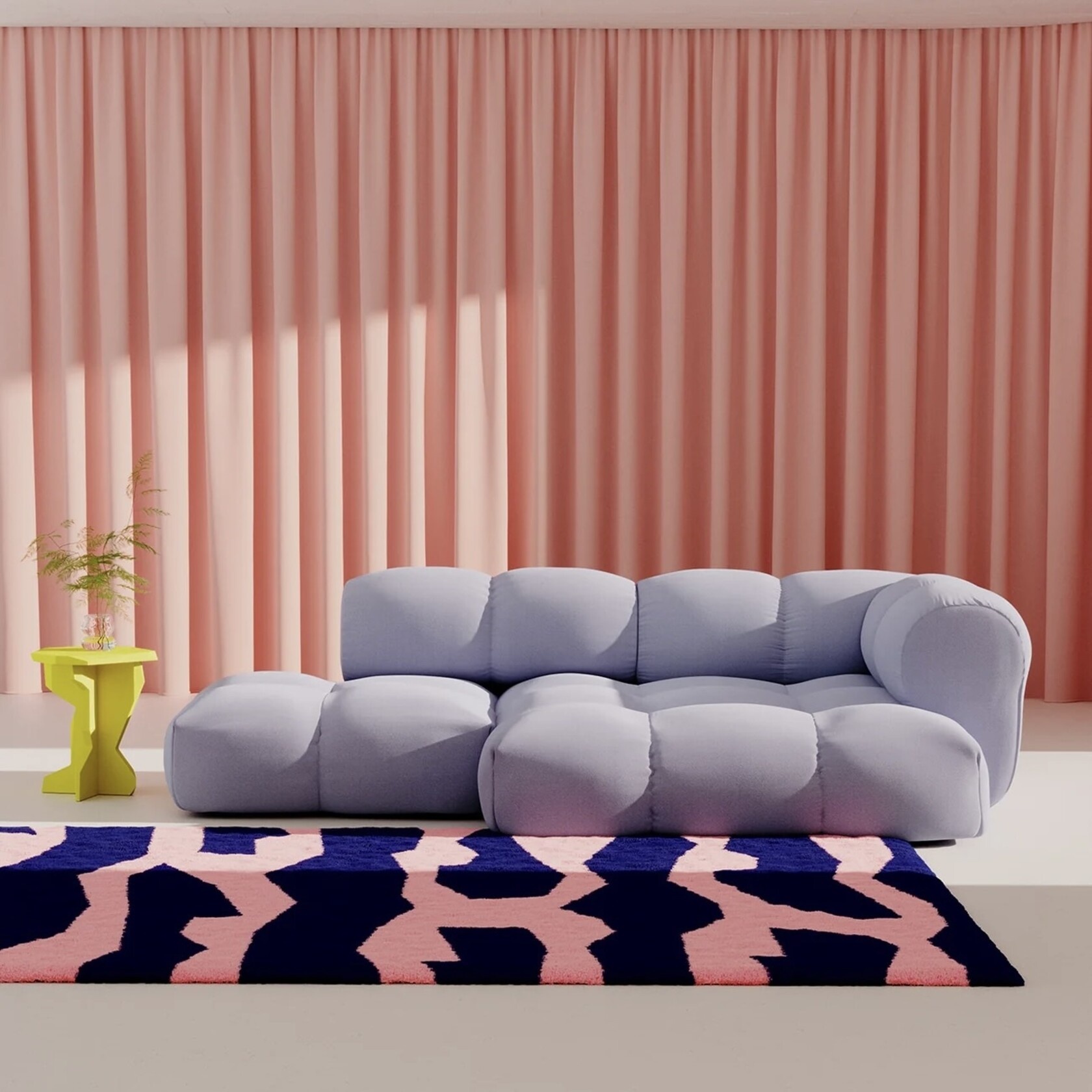 OBJEKTE UNSERER TAGE Sander Sofa Pouf - Hug Me 032