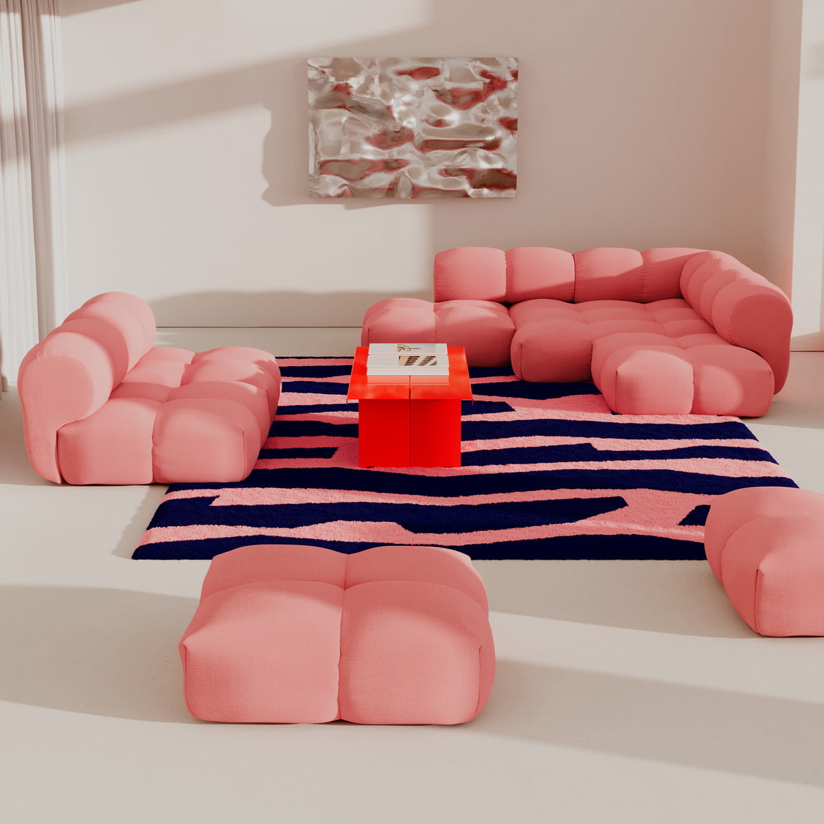 OBJEKTE UNSERER TAGE Sander Sofa Pouf XLarge - Vidar 4 0723