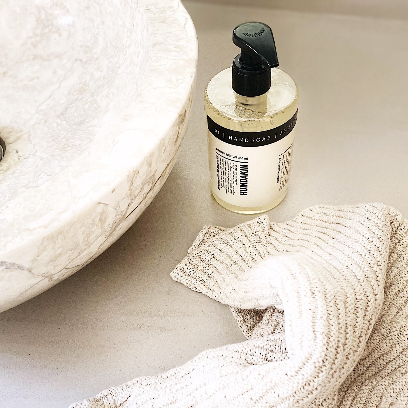 HUMDAKIN Beach Knitted Kitchen Towel - Ocean