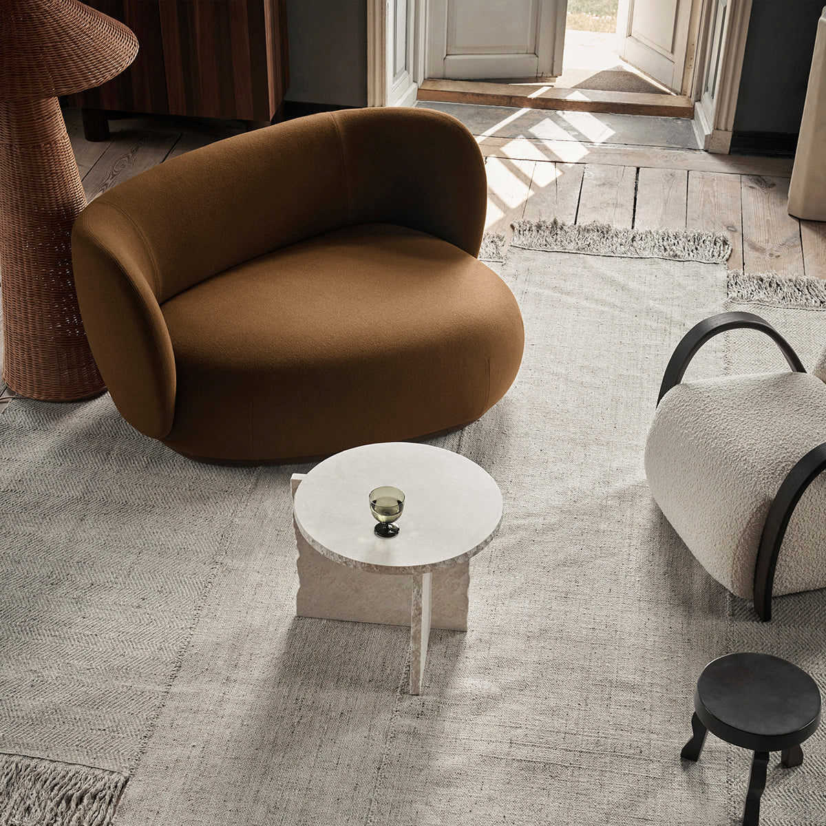 Ferm Living Rico Curve Left - Tonus Sugar Kelp