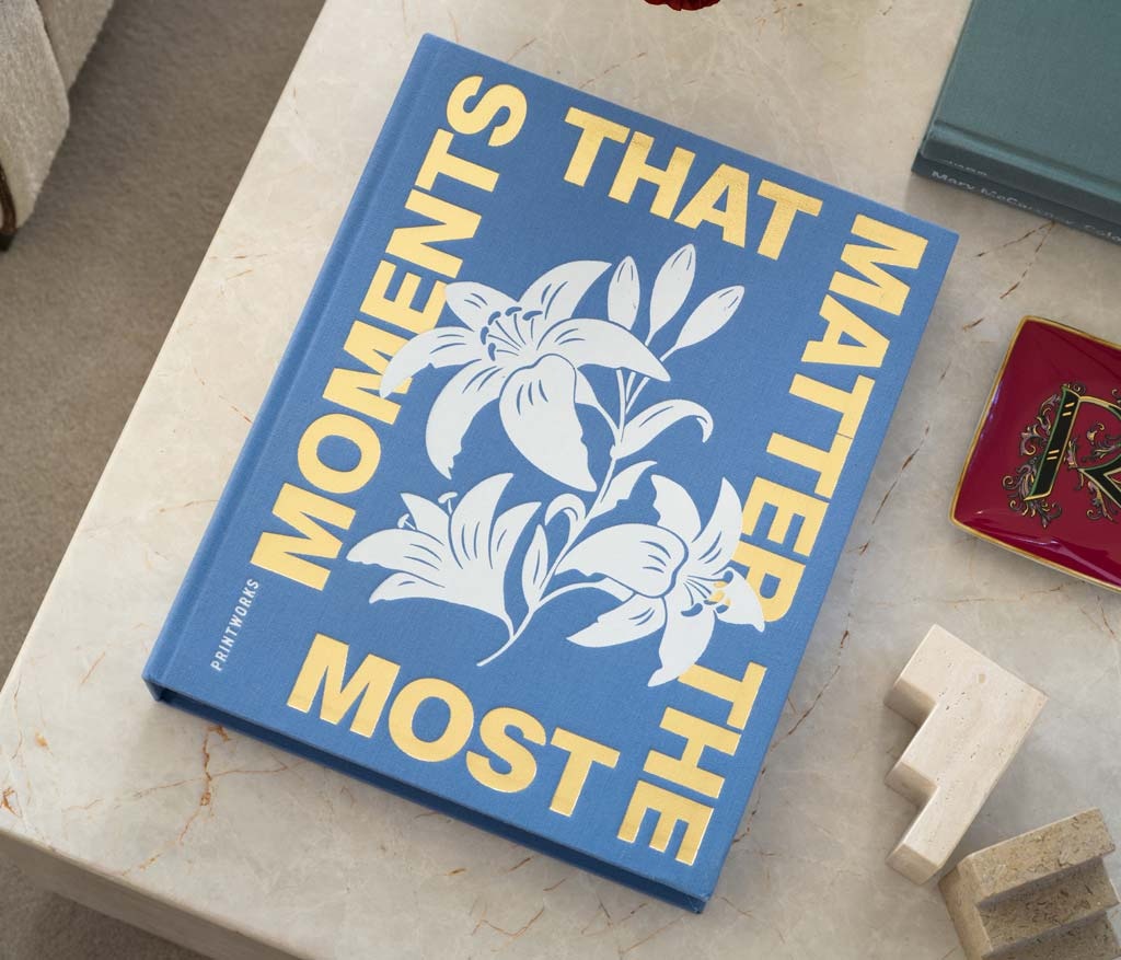 PRINTWORKS Photo Album - Moments that Matters the Most - blue