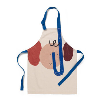 Ferm Living Kids Elephant Apron - Off-White