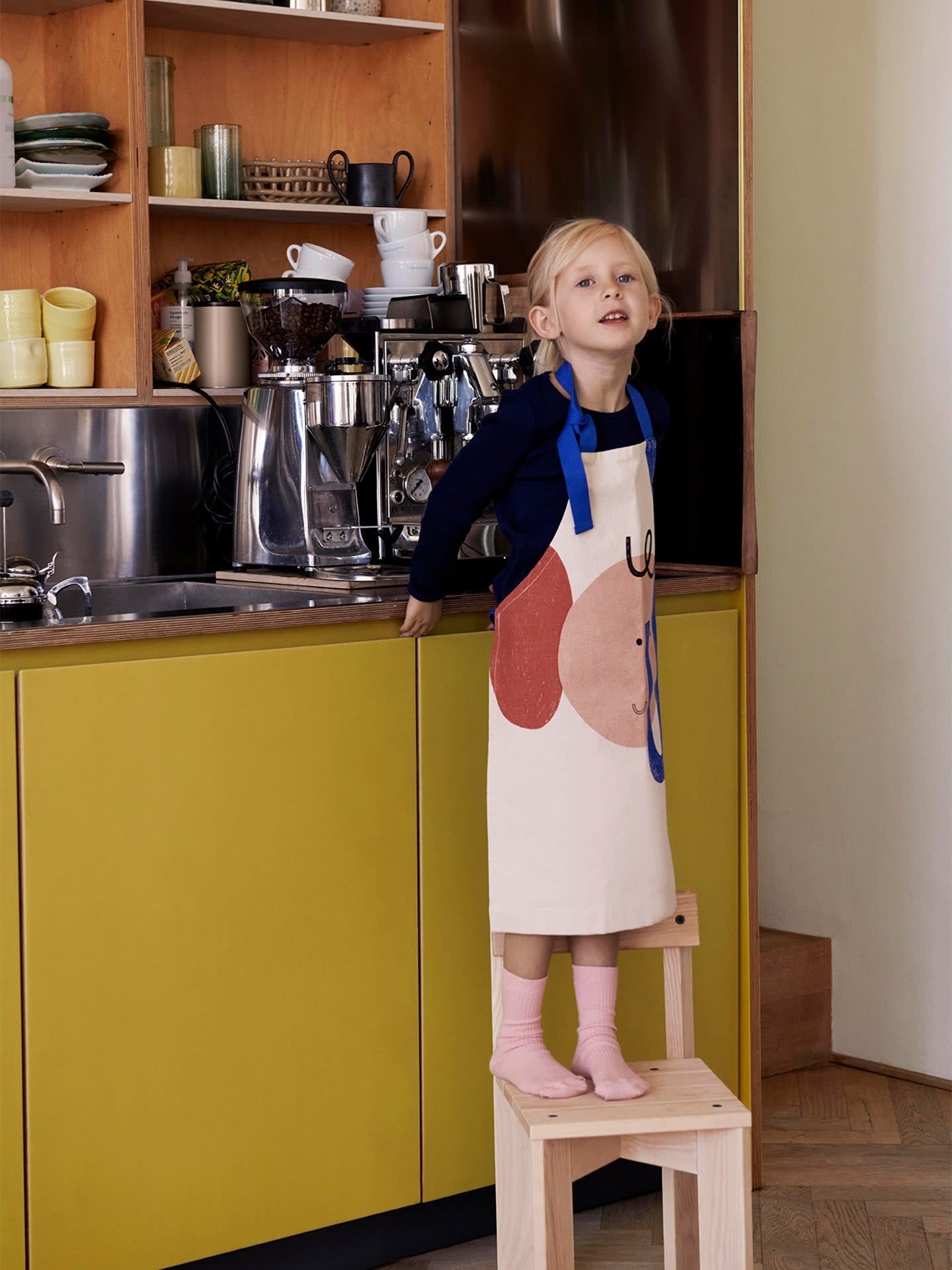 Ferm Living Kids Elephant Apron - Off-White