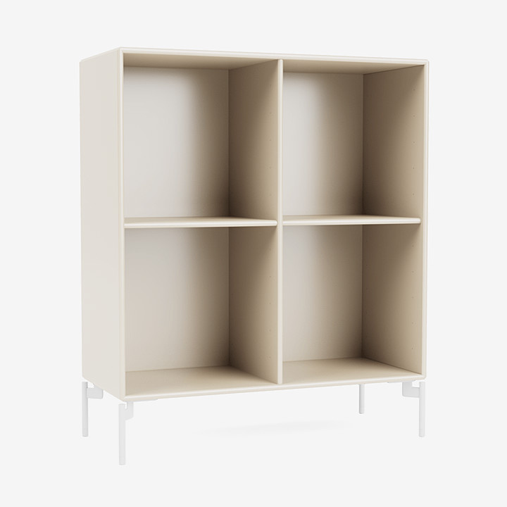 MONTANA SHOW bookcase - Oat/Snow