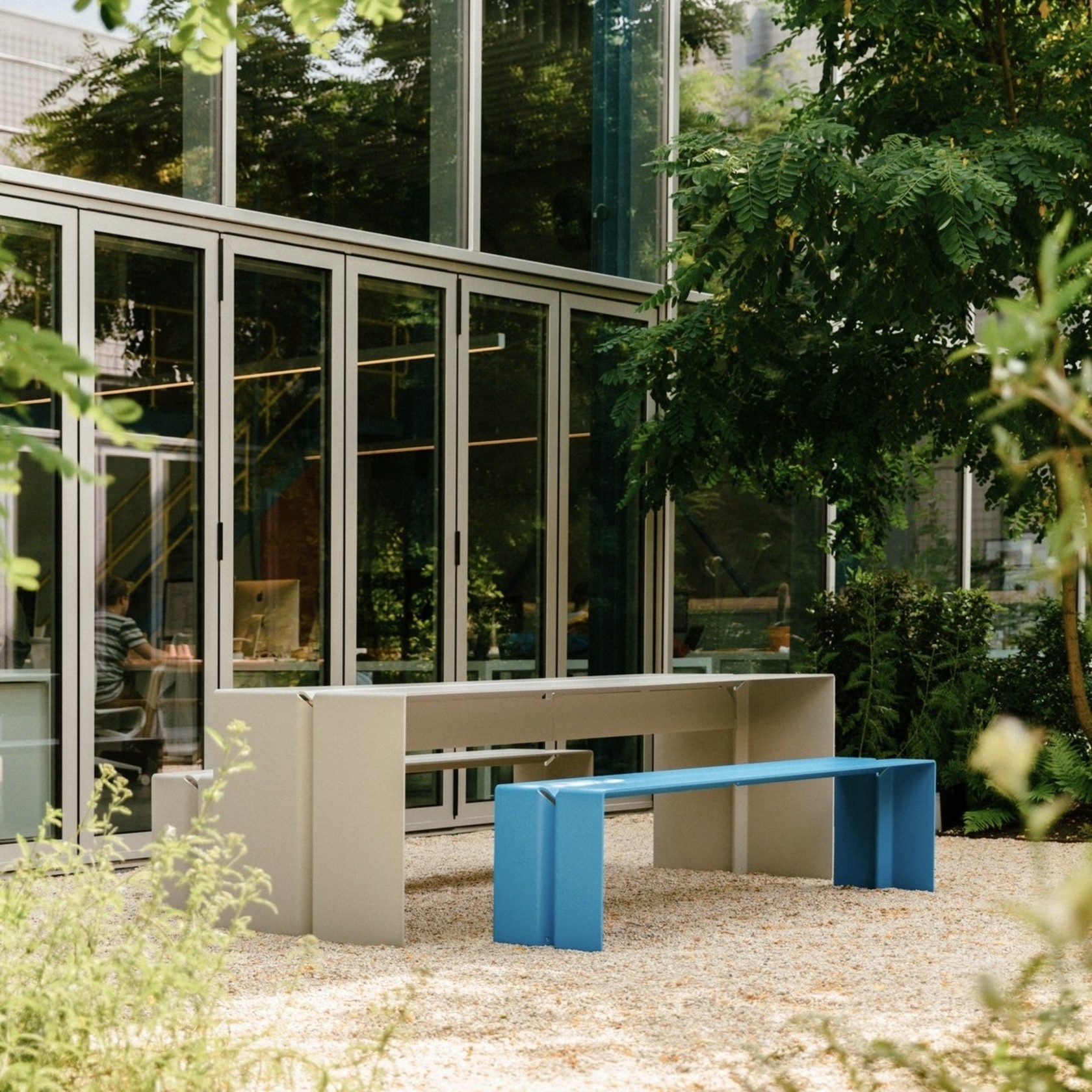 WÜNDER The Bench - Customised - Blauw RAL 5002