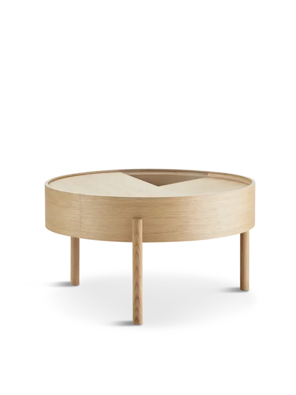 WOUD Arc coffee table Ø66 cm