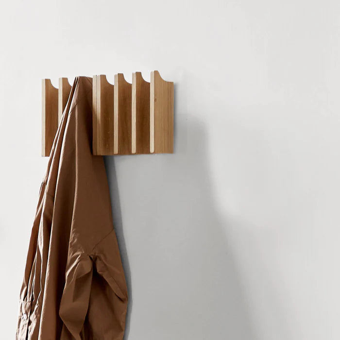 Kristina Dam Column Coat Rack - Warm Oiled Oak