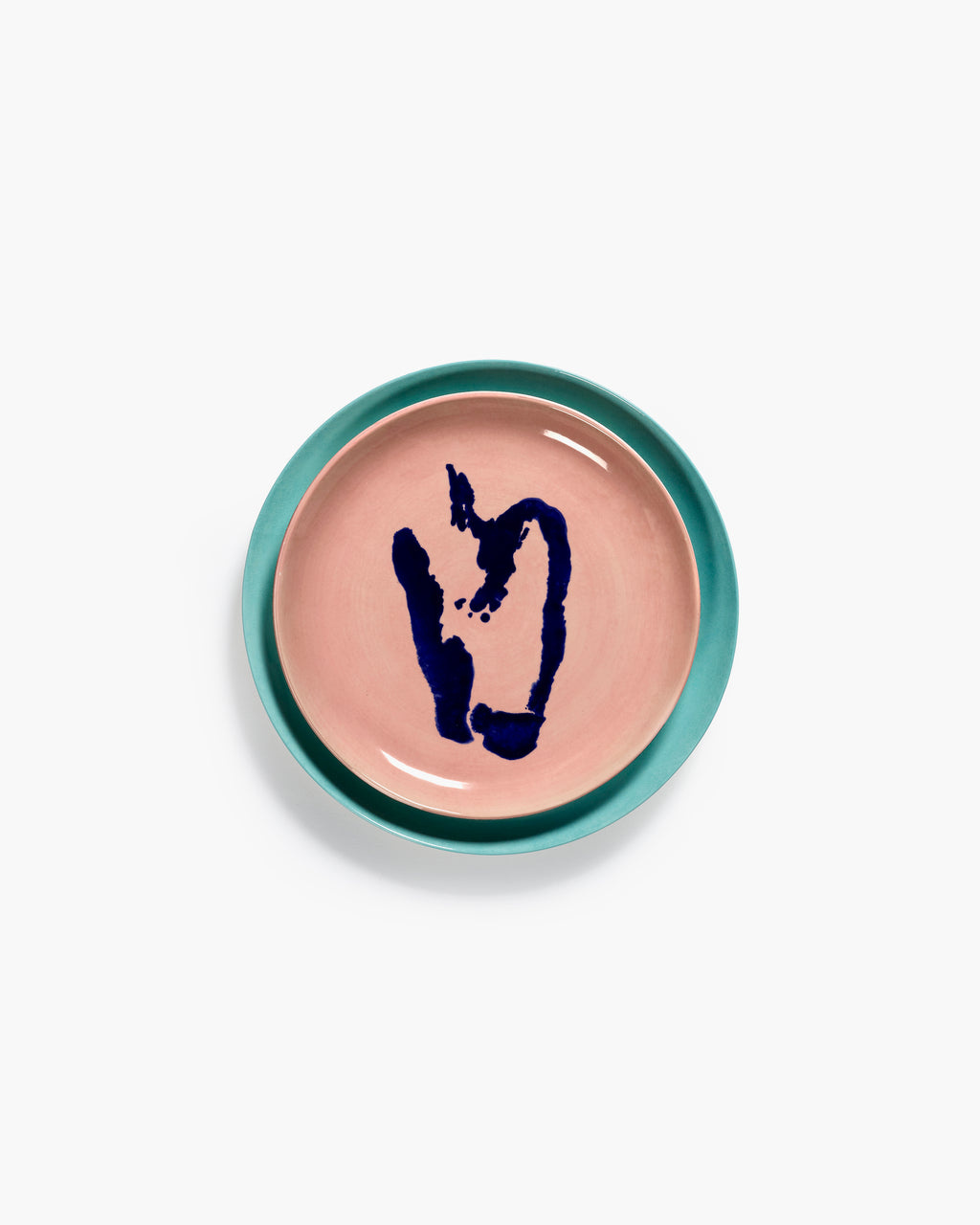 Serax VOORGERECHT DINERBORD ROOS - BLAUWE PAPRIKA FEAST