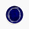 Serax Ottolenghi Feast Dinerbord donkerblauw L - witte strepen