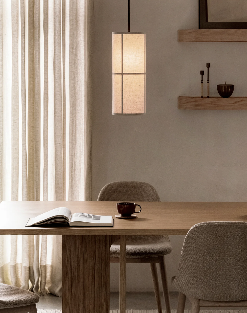 Audo Copenhagen Hashira Pendant, Large, Raw