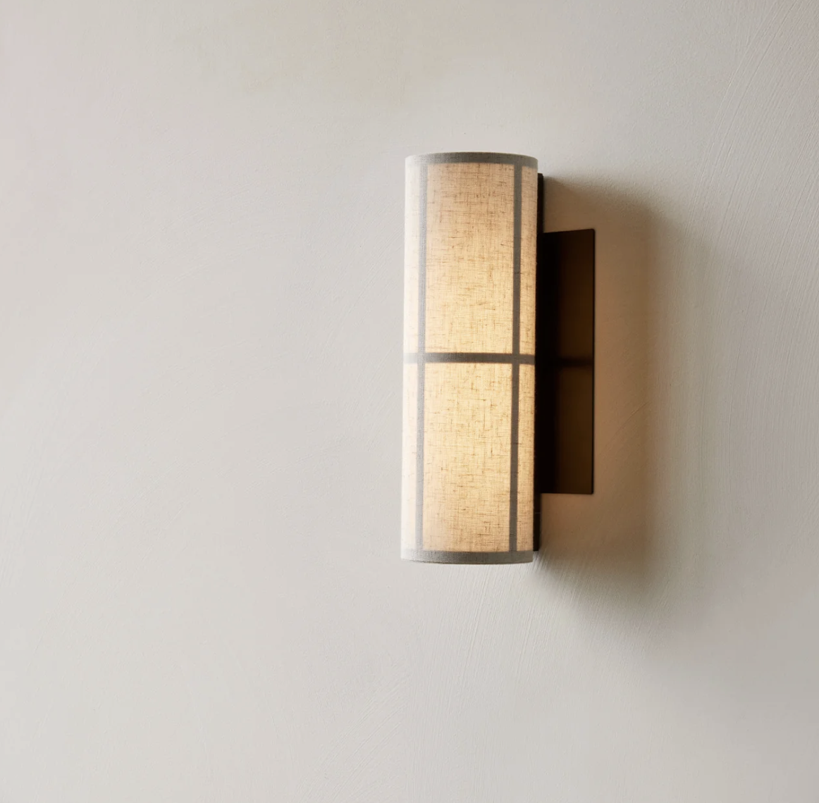 Audo Copenhagen Hashira Wall Lamp, Raw