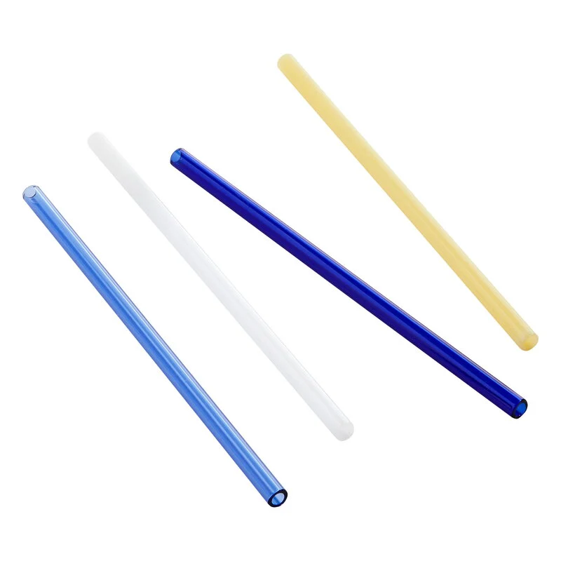 HAY Sip Straight Straw Set of 4 - Opaque Mix
