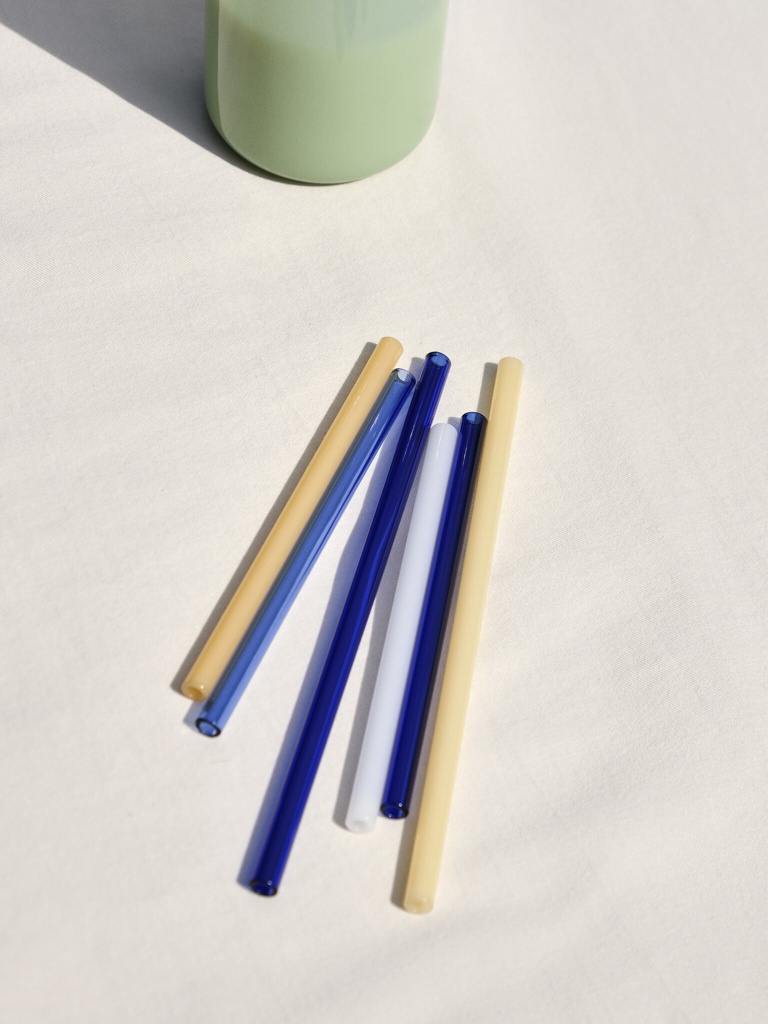 HAY Sip Straight Straw Set of 4 - Opaque Mix