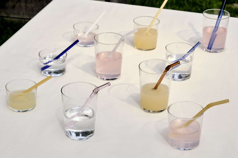 HAY Sip Straight Straw Set of 4 - Opaque Mix