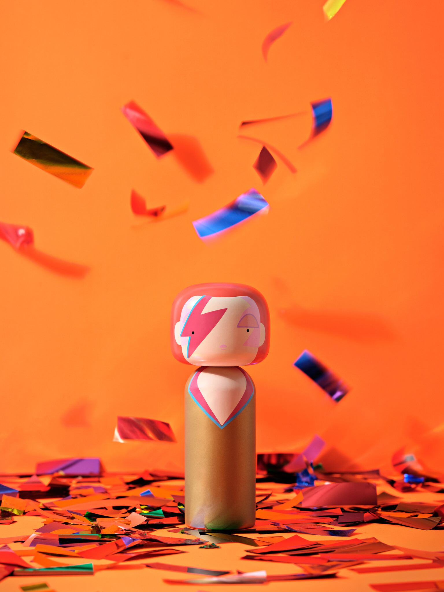 Lucie Kaas Kokeshi - Sketch.inc - David Bowie (Aladdin Sane)