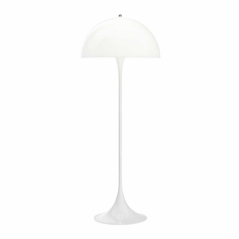 Louis Poulsen Panthella Staande Lamp - Wit Opaal Acryl