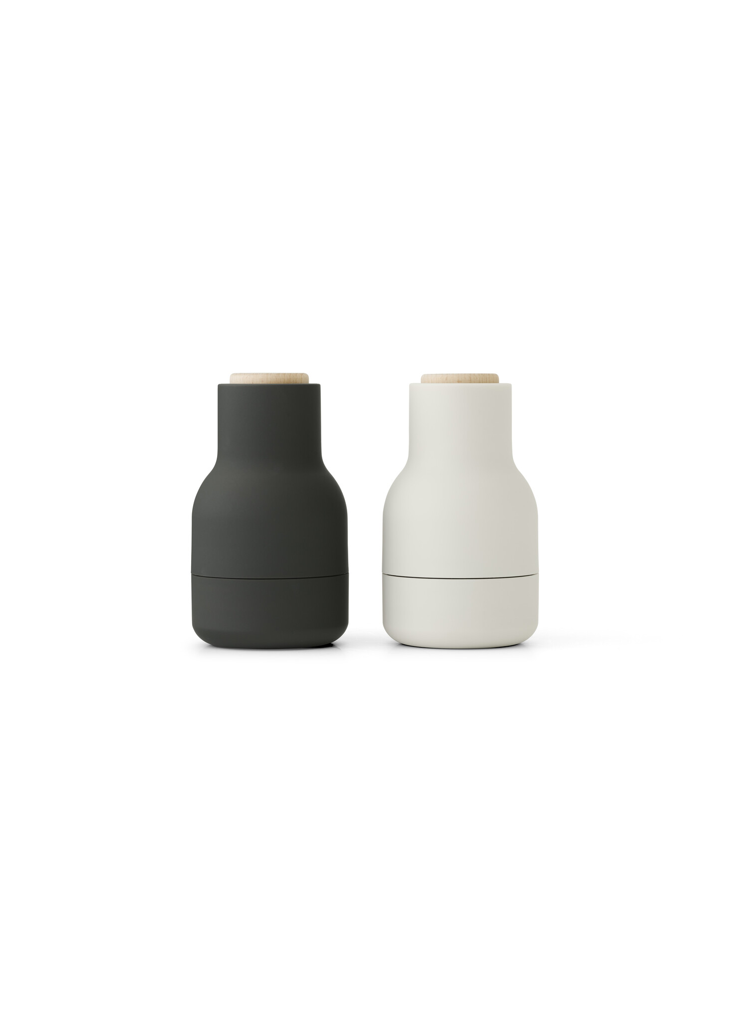 Audo Copenhagen Bottle Grinder Small, Ash/Carbon, Beech,  2-pack