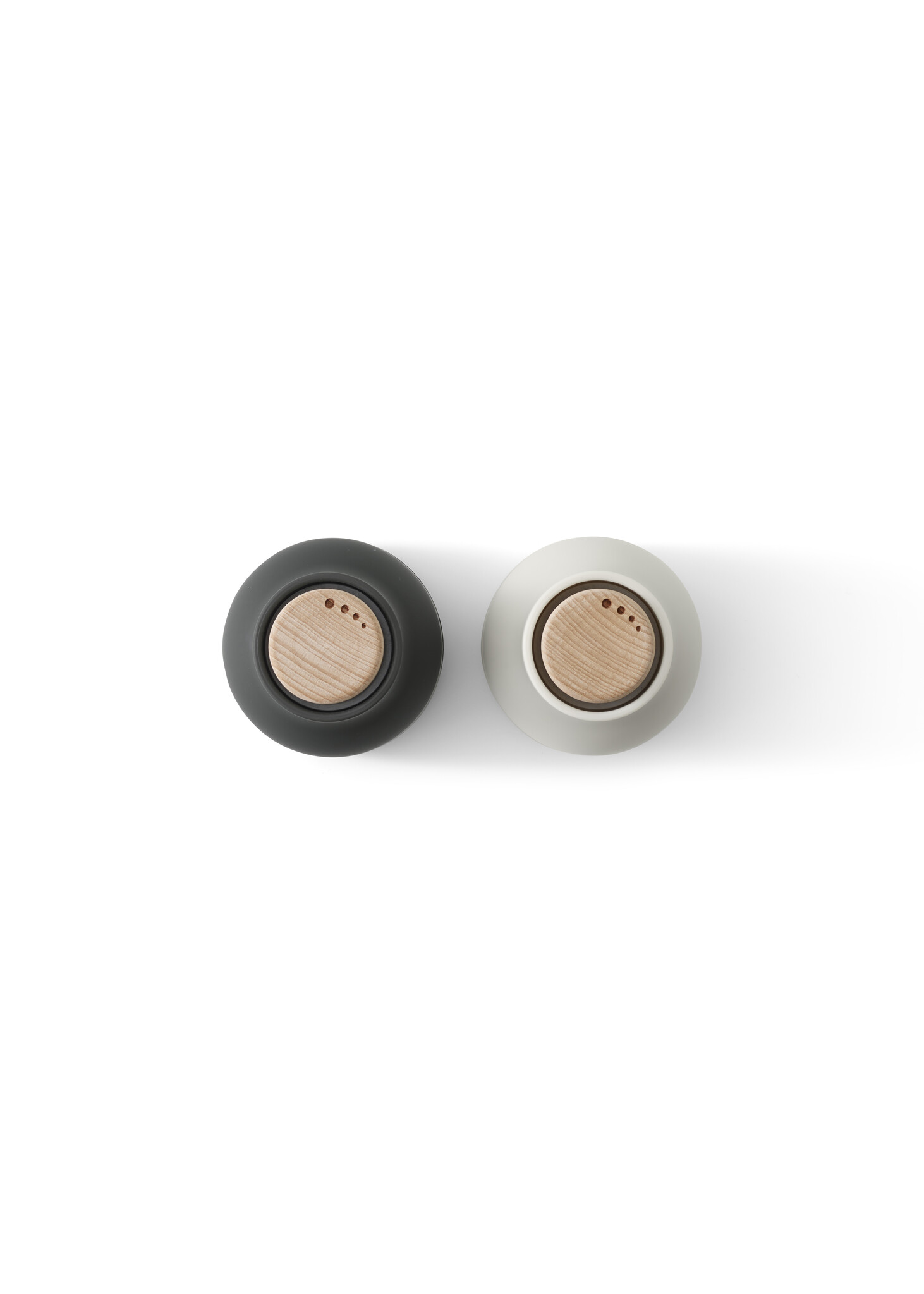 Audo Copenhagen Bottle Grinder Small, Ash/Carbon, Beech,  2-pack