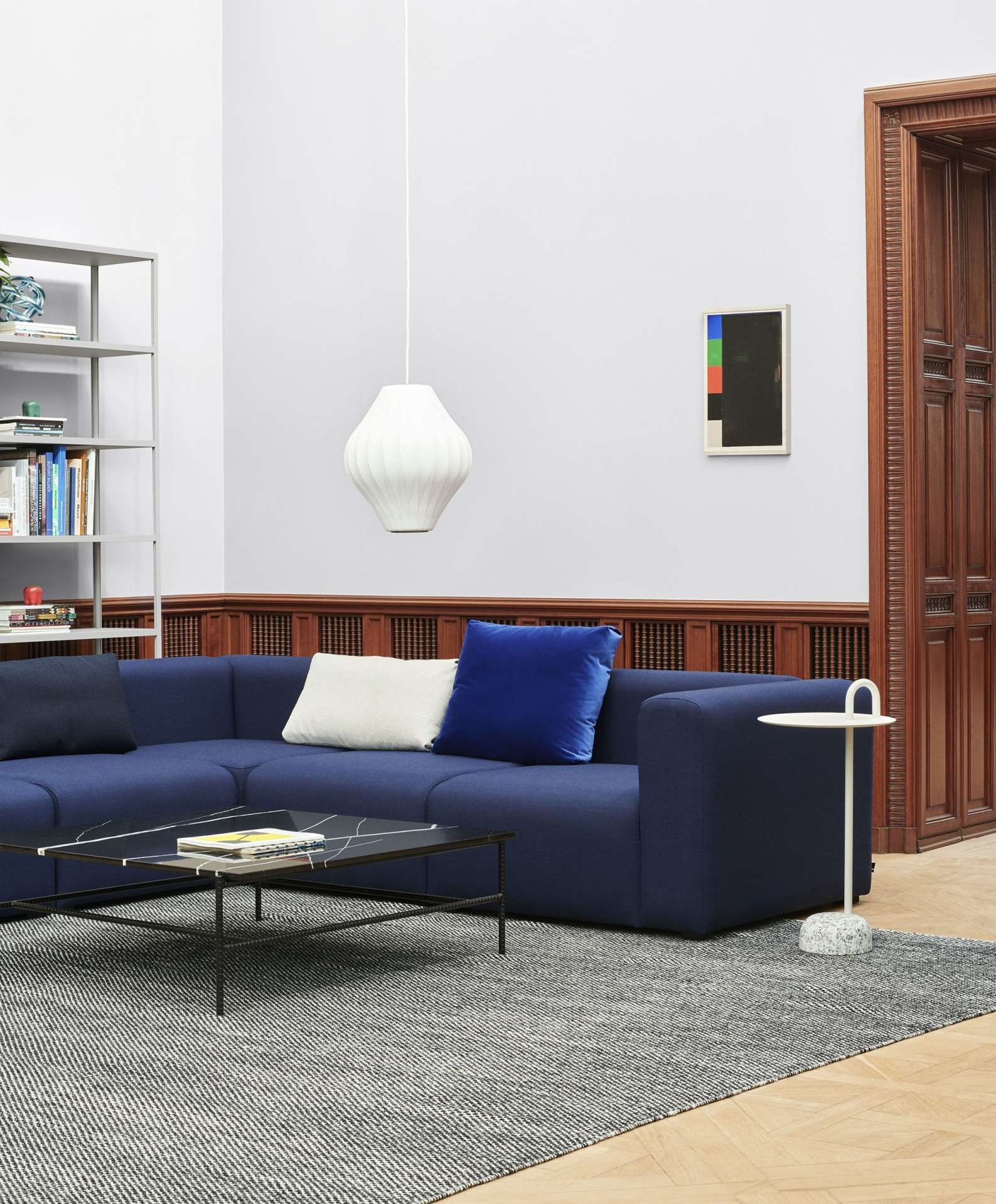 HAY Nelson Pear Crisscross Bubble Hanglamp - Off White