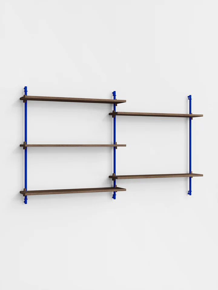 Moebe Wall Shelving ws.85.2 Smoked Oak