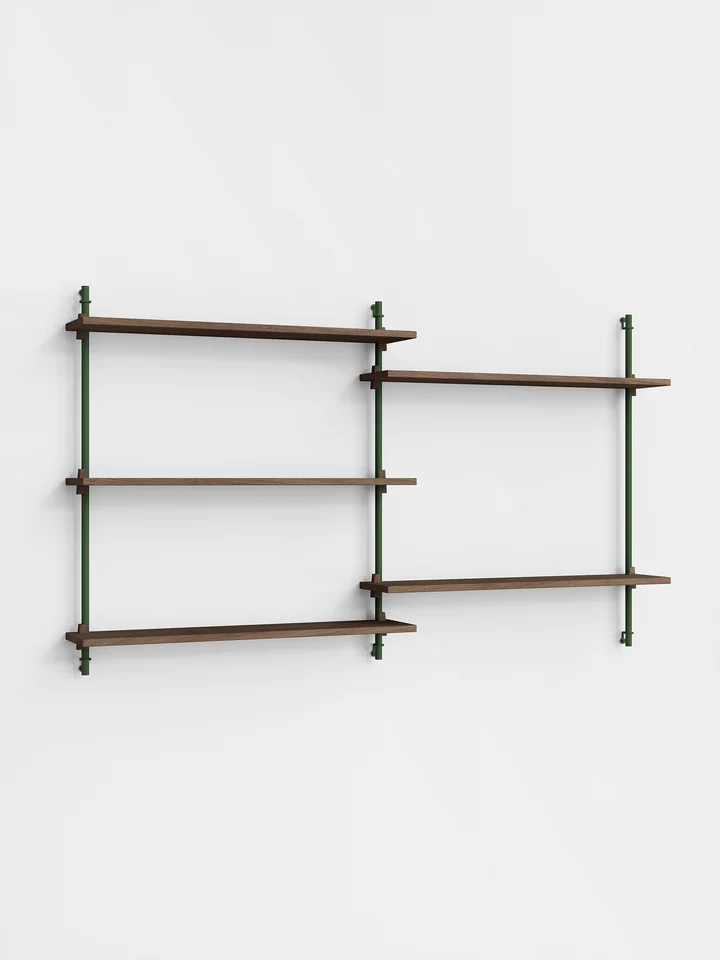 Moebe Wall Shelving ws.85.2 Smoked Oak